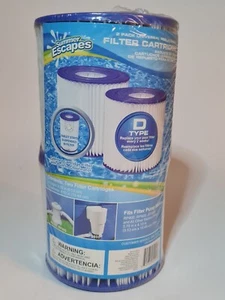 Summer Escapes 2 Pack Universal replacement Pump Filter Cartidges - Picture 1 of 6