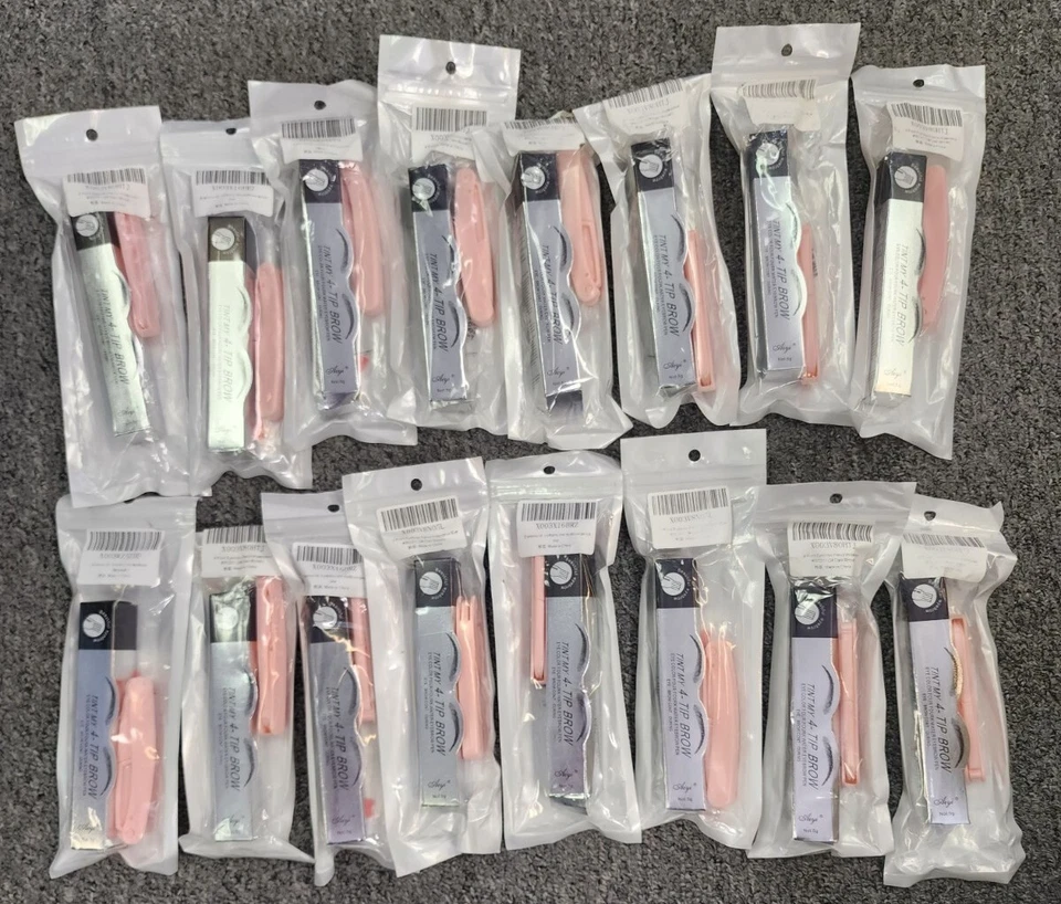 HUGE LOT 16pk 4 Point Eyebrow Tattoo Pen Waterproof Fork Tip Microblading Makeup - Image 1 of 4
