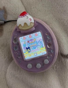 BANDAI Tamagotchi P's Version Pink with Tama Deco Earrings Baby Change USED - Picture 1 of 8