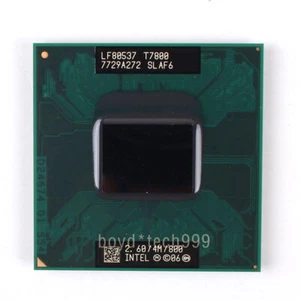 INTEL CORE 2 DUO T7800 PROCESSOR 2.6GHZ/2M/800MHZ（SLAF6）Socket P CPU - Picture 1 of 1
