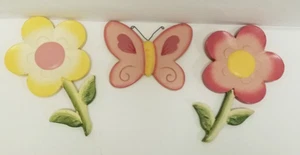 Flowers & Butterfly Wall Decor For Kids - Picture 1 of 6