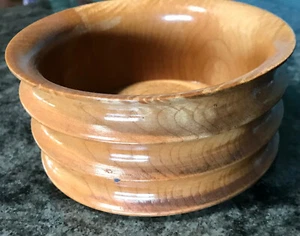 RECLAIMED  CURLY MAPLE BOWL - Picture 1 of 3