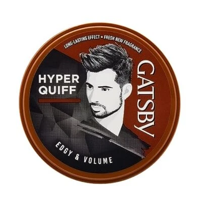 Gatsby Hair Styling Wax - Edgy & Volume, For Hyper Quiff Style 75gm for Men - Image 1 of 3