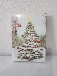 Mini lienzo LED estampado árbol de Navidad - Imagen 1 de 6