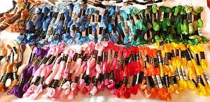 Lot 150 Skeins of DMC 25 6 Ply Mouline Embroidery Thread in a Rainbow Assortment - Picture 1 of 9