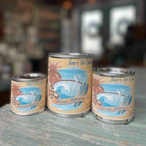 Surfs Up Candle - Seaside Serenity Paint Can Candle - 1/2 Pint (8oz) - Picture 1 of 1