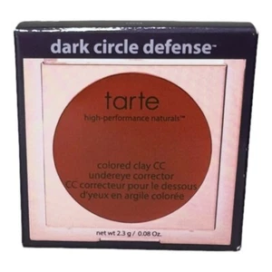 Corrector debajo de los ojos Tarte Colored Clay CC Dark Circle Defense rojo 0,08 oz - Imagen 1 de 5