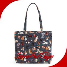 NWT VERA BRADLEY QUILTED ESSENTIAL TOTE BEST IN SHOW HOLIDAY DOGS