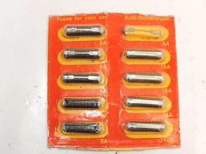 Assortiment de 10 fusibles steatites auto (5x 8A + 1x 5A + 4x 16A) - Bild 1 von 1