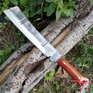 aranyik 11 inch knife with leather sheath thai vintage machete survival hunting