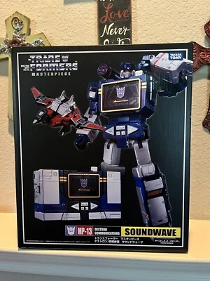 Transformadores MP-13 Soundwave y Laserbeak Takara Tomy 100 % auténticos MIFSB Foto 1 de 4