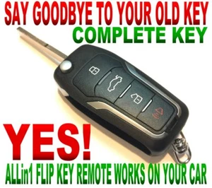 New style flip key remote for TOYOTA GQ43VT2OT chip-G fob keyless entry clicker - Picture 1 of 4