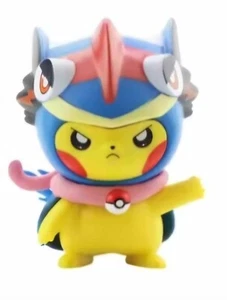 Pokemon Pikachu Cosplay Greninja Figur - 3,5 inch - Brandneu - Lesen - Bild 1 von 7