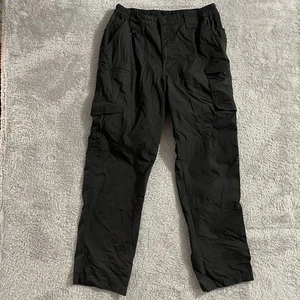 Propper Pants Mens Size 38x34 Black Cargo Tactical Durable Multi Pockets Work - Picture 1 of 7