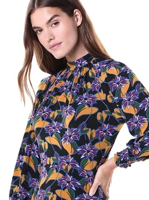 NEW ADRIANNA PAPELL BLUE FLORAL CAREER FLARE DRESS SIZE 20W WOMEN $169 - Image 1 of 4