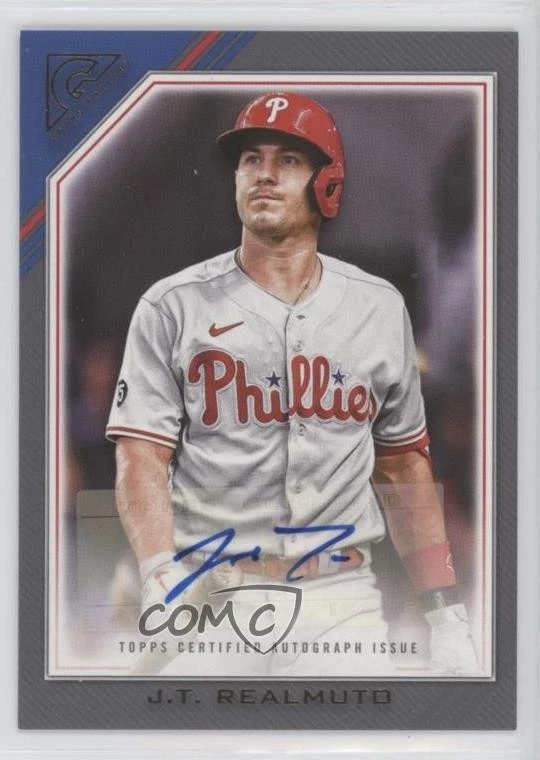 2022 Topps Gallery Veterans Auto JT Realmuto #VA-JR Auto - Image 1 of 2