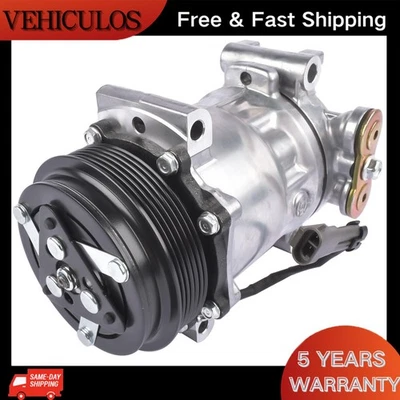 Compresor de aire acondicionado con embrague para Chevy Blazer Tahoe Silverado 2500 GMC 6511339 58950 Foto 1 de 4