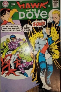 Hawk and Dove #1 VF+ 2nd App Hawk & The Dove Steve Ditko Silver 1968 High Grade - Picture 1 of 10
