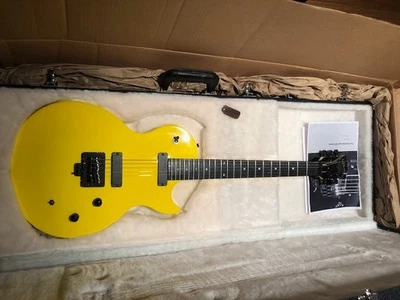 1 OF 50 MADE!!  1989 Les Paul Studio Lite w Steinberger Tremolo in Atomic Yellow - Image 1 of 4