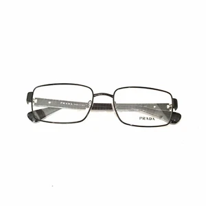 Prada Eyeglasses VPR 60Q Black 7AX-1O1 Size 54mm Optical Frame - Picture 1 of 5
