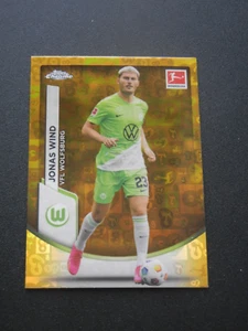 2023-24 Topps Chrome Gold Bundesliga 60 Year #100 Jonas Wind - Wolfsburg - Bild 1 von 2