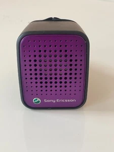 NOWA MOCOWANIE GŁOŚNIKA SONY ERICSSON ORYGINALNA RETRO/VINTAGE MPS-30 FIOLETOWA - Zdjęcie 1 z 2