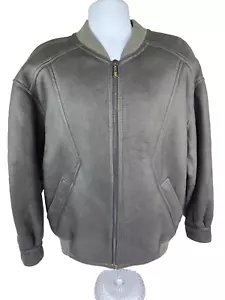 Givenchy Men's Shearling Sheepskin Leather B3 Bomber Aviator Jacket 50 M Italy - Picture 1 of 23