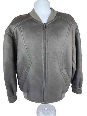 Givenchy Men's Shearling Sheepskin Leather B3 Bomber Aviator Jacket 50 M Italy - Image 1 of 4