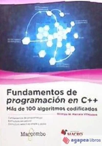 Fundamentos de programación en C++. NUEVO. ENVÍO URGENTE (Agapea) - Imagen 1 de 1