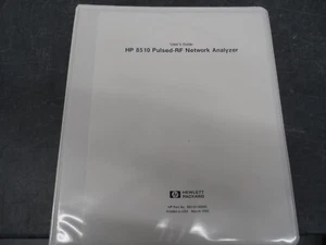 GUÍA DEL USUARIO ANALIZADOR DE RED HP 8510 PULSED-RF - Imagen 1 de 3