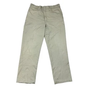 Vintage 70s 80s Dickies Talon Zipper Pants Men's 36x32 Workwear - Picture 1 of 12