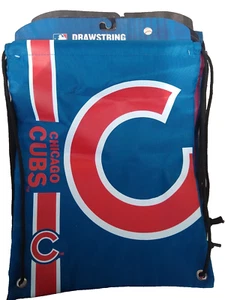 MLB CHICAGO CUBS DRAWSTRING BACKPACK LAUNDRY BAG CAMP BEACH - Picture 1 of 1