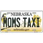 Moms Taxi Nebraska Metal Novelty License Plate Tag Lp-10596
