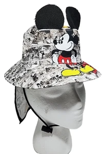 Disney Mickey Mouse Bucket Hat With Back Neck Flap Toddler - Picture 1 of 9