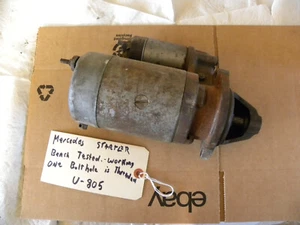 Mercedes Benz W111 W114 W108 W110 W112 W115 W109 Starter Motor .........U-805 - Picture 1 of 12