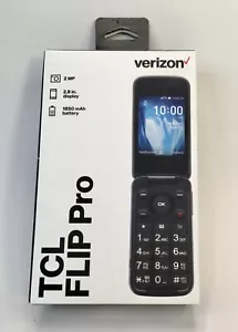 Verizon Prepaid TCL Flip Pro 2.8 In Display Slate Gray New - Afbeelding 1 van 13