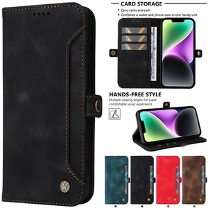 Phone Case For Samsung Galaxy A20 A21 A22 A23 A24 A25 Leather Wallet Flip Cover - Picture 1 of 55