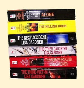 Lisa Gardner Lot of 6 Paperback Books Novels Mystery Suspense Terror Good Cond - Picture 1 of 4