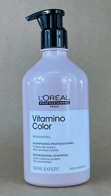 L'oreal Serie Expert Vitamino Color Resveratrol Color Radiance Shampoo 16.9 oz - Image 1 of 2