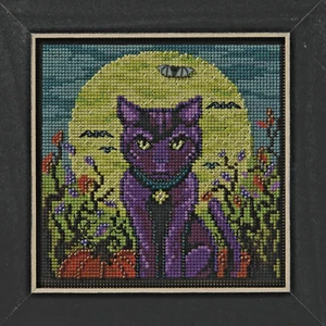 MILL HILL Buttons Beads Kit Counted Cross Stitch SPOOKY CAT MH14-2525 - Picture 1 of 1