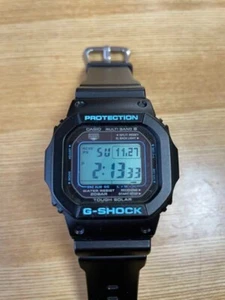 Casio G-Shock GW-M5610BA-1JF BLACK x BLUE Solar-powered Square Digit - Picture 1 of 4