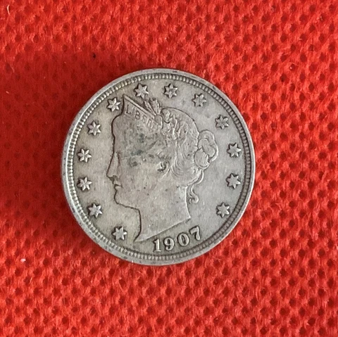 Liberty Head V Nickel 1907-P (Lot #GLN-69a) Cover