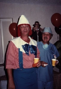 Foto Vintage 1986 Halloween Festa Costume Raggedy Andy Dottore Chirurgo - Foto 1 di 1