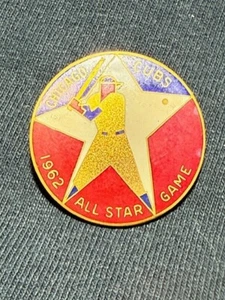 Pin de prensa original All Star Game 1962 excelente estado Wrigley Field - Imagen 1 de 2