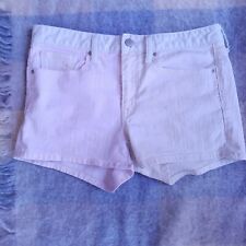 GAP Womens Maddie Slim Shorts Size 28 White Pink Cream Colorblock