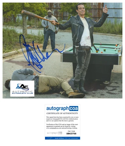 JEFFREY DEAN MORGAN AUTOGRAPH SIGNED 8X10 PHOTO WALKING DEAD NEGAN ACOA Cover