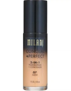 Milani Conceal + Perfect 2 - in - 1 Foundation + Concealer, Shade 07 Sand - Picture 1 of 5
