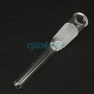 Adaptador termómetro de vidrio de borosilicato articulación 24/29 longitud de tubo inferior 100 mm laboratorio - Imagen 1 de 4