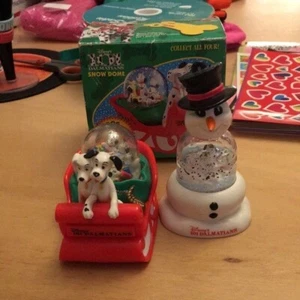 Disney para McDonald’s 101 Dálmatas Juego de 2 Cúpulas de Nieve Trineo para Perros Muñeco de Nieve ⛄️ - Imagen 1 de 9