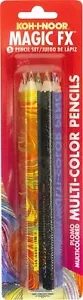 Koh-I-Noor Magic FX Pencil 5/Pkg-Assorted Colors - Picture 1 of 1